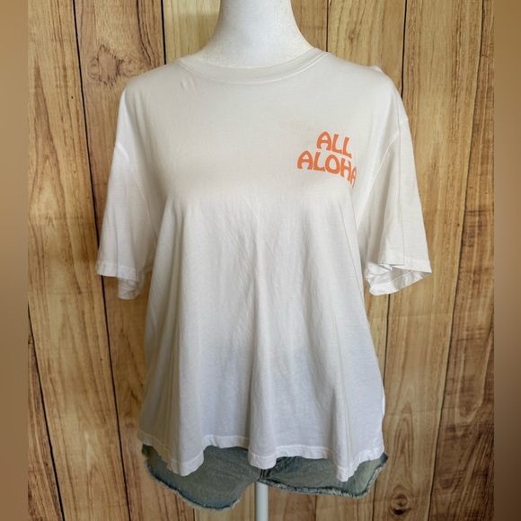 Kealopiko Tops - KEALOPIKO All Aloha Crop Tee